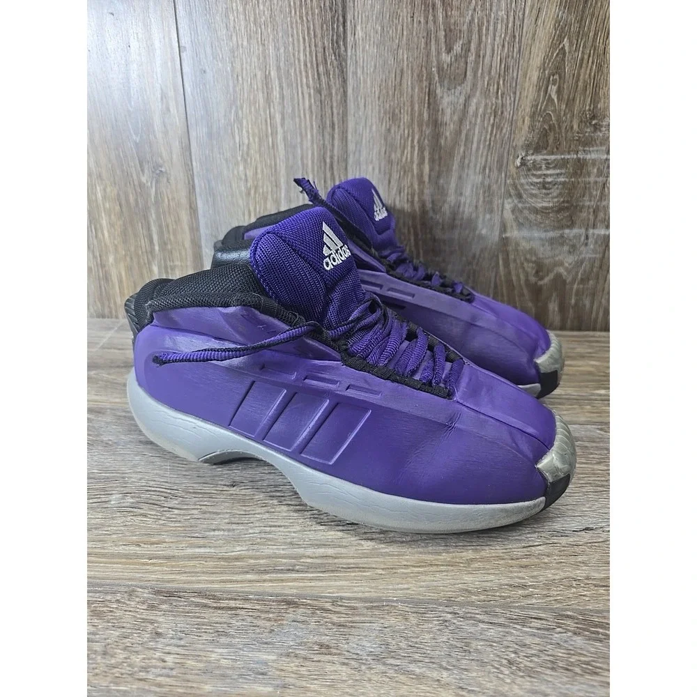 Adidas Crazy‎ 1 'Regal Purple' Lakers Home Basketball Shoes Kobe Size 8.5